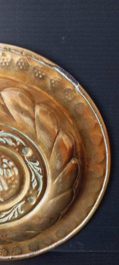 Plat de quête /offrande 16ème 17ème siècle 