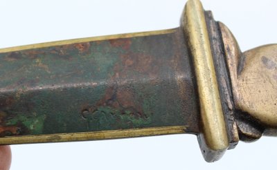 Brieföffner aus Bronze, signiert von G. Garreau, Art-Déco-Epoche, Brieföffner 