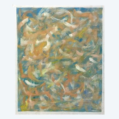 Abstract painting by Jacques Mauhin