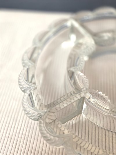 Especially Lalique crystal tableware from France