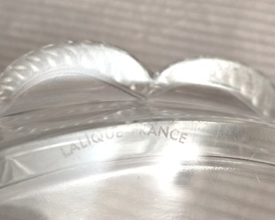 Especially Lalique crystal tableware from France