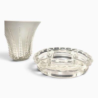 Especially Lalique crystal tableware from France