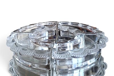 Especially Lalique crystal tableware from France