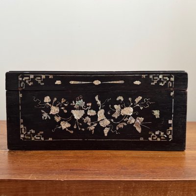 Coffret incrusté de nacre Chine Vietnam fin XIXe