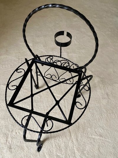Wrought-iron plant stand / Vallauris