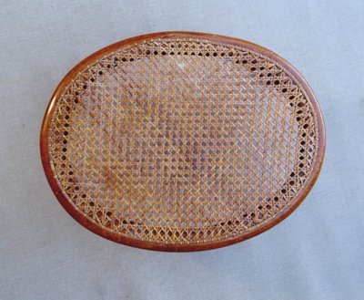 THONET footstool, Fußschemel No. 3, circa 1900, in its original condition.