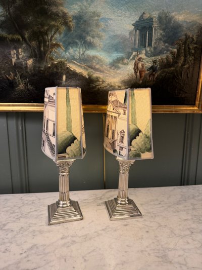 Paire de lampes sans fil, Hauteur 33 cm