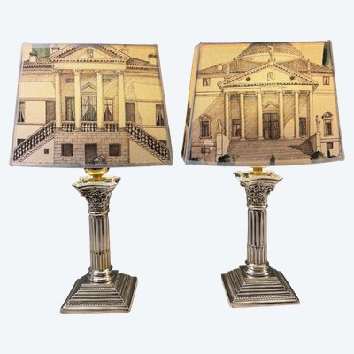 Paire de lampes sans fil, Hauteur 33 cm