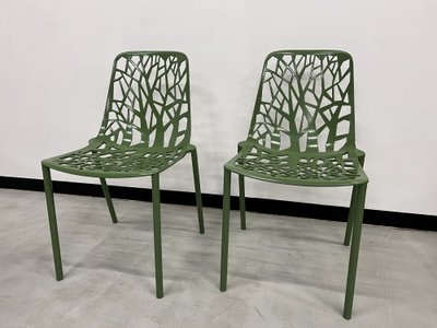Stuhl-Duo „Fast Forest“, waldgrün