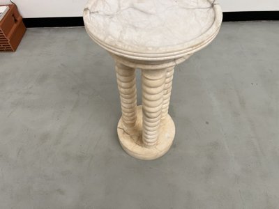 3-column marble bench, circa 1970