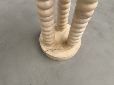 3-column marble bench, circa 1970