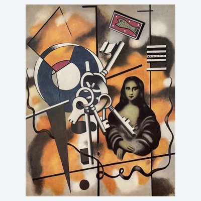 Fernand Léger, Lithografie, um 1970