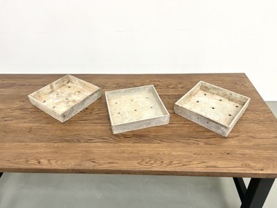Set of 3 Willy Guhl planters