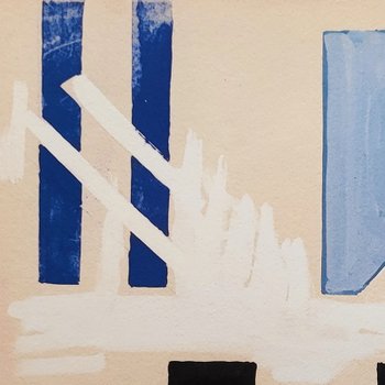 1970 Superb original lithograph František Kupka in limited edition