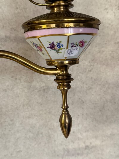 Lampadaire avec opalines