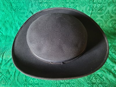 Cappello da parroco d'epoca, risalente al 1900 circa