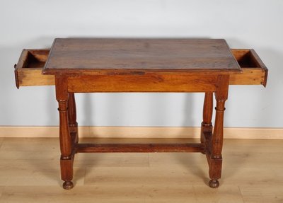 Louis XIII Writing Desk in Solid Oak, 17th Century