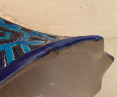 Longwy Trumpet Vase