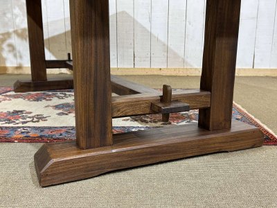 1970s elm monastery-style table