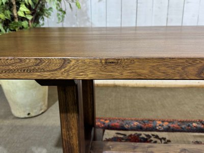 1970s elm monastery-style table