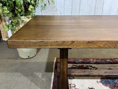 1970s elm monastery-style table