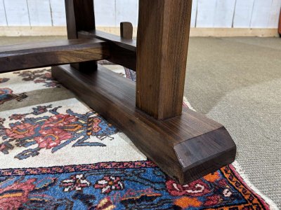 1970s elm monastery-style table