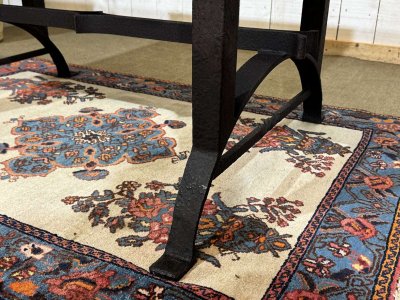 Marble table with cast-iron base, mid-20th century piece