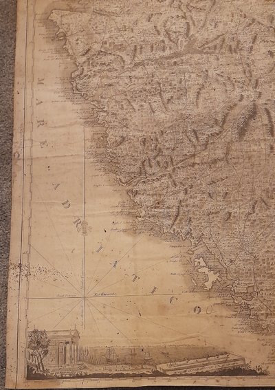 Carte géographique  Istrie 1803