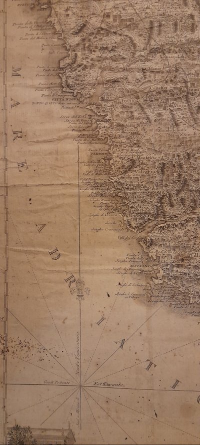 Carte géographique  Istrie 1803