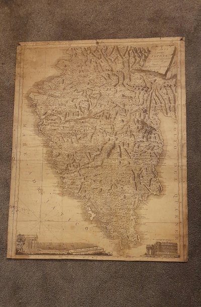 Carte géographique  Istrie 1803