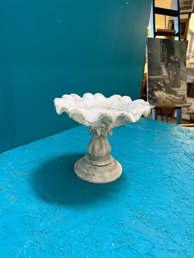 Centre de table en marbre du XIXe siècle, 20 x 24 cm
