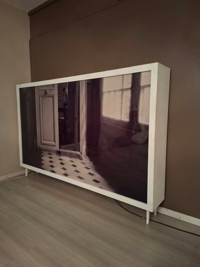 Grande lampada decorativa luminosa – Pannello retroilluminato – 250 cm - design anni '70 