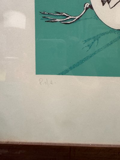 Artist's Proof Lithograph, Enzo Carnebianca, 56x43 cm