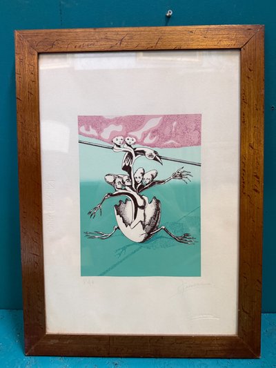 Artist's Proof Lithograph, Enzo Carnebianca, 56x43 cm