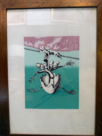 Artist's Proof Lithograph, Enzo Carnebianca, 56x43 cm