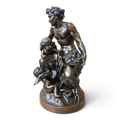 Important 19th-century bronze sculpture signed by Clodion