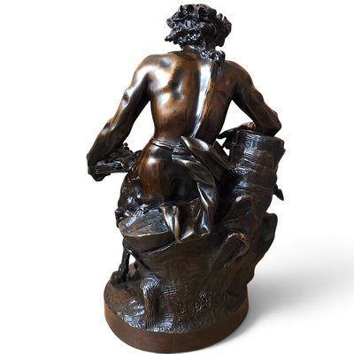 Important 19th-century bronze sculpture signed by Clodion