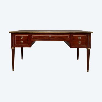 Important Mahogany Minister Office Louis XVI Period