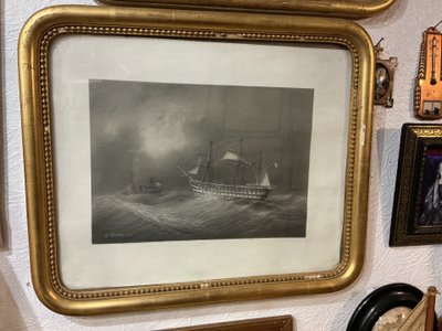Dessin signé A.T. FREMY 1860