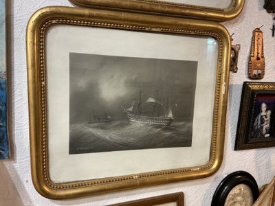 Dessin signé A.T. FREMY 1860