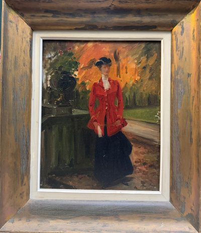 Marius AVY (1871–1939) – Gemälde: Reitkunst, Amazonen bei Reuilly, 1907