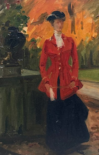 Marius AVY (1871–1939) – Gemälde: Reitkunst, Amazonen bei Reuilly, 1907