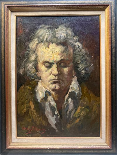 Henri Jules Charles DE GROUX (1866-1930) - Portrait of Beethoven