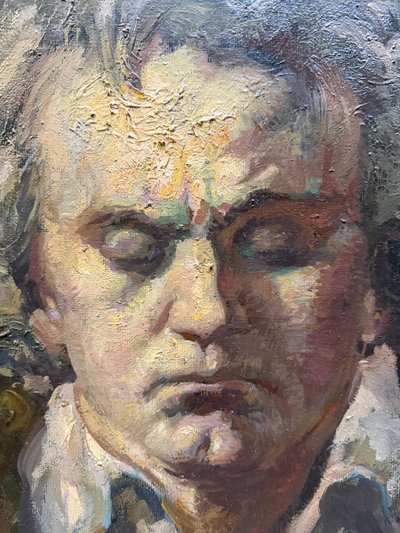 Henri Jules Charles DE GROUX (1866-1930) - Portrait of Beethoven