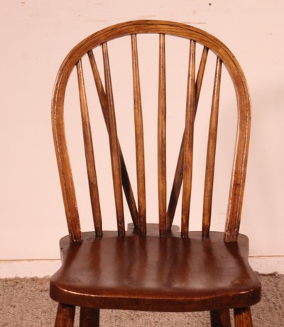 Série De 6 Chaises Windsor Du 19° Siècle