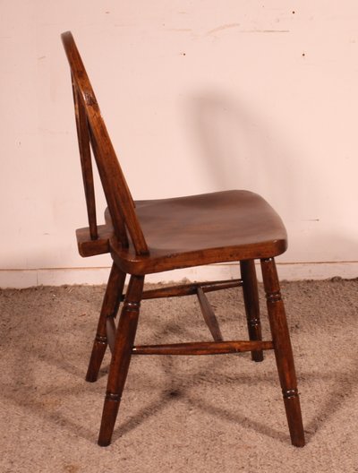 Série De 6 Chaises Windsor Du 19° Siècle