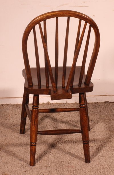 Série De 6 Chaises Windsor Du 19° Siècle