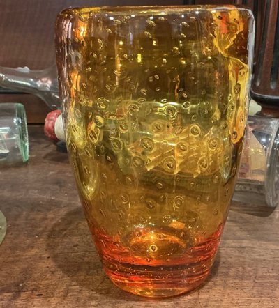 Murano crystal vase