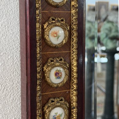 Console con specchiera in mogano in stile Luigi XVI, Francia, inizio XX secolo