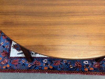 1970s teak table with 1 extension